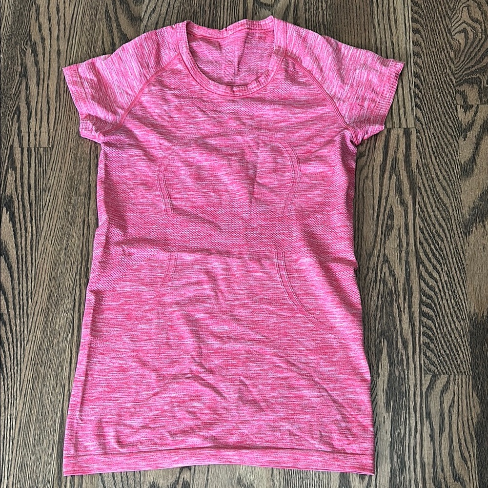 Lululemon run swiftly Pink Heathered Active Tunic Top
